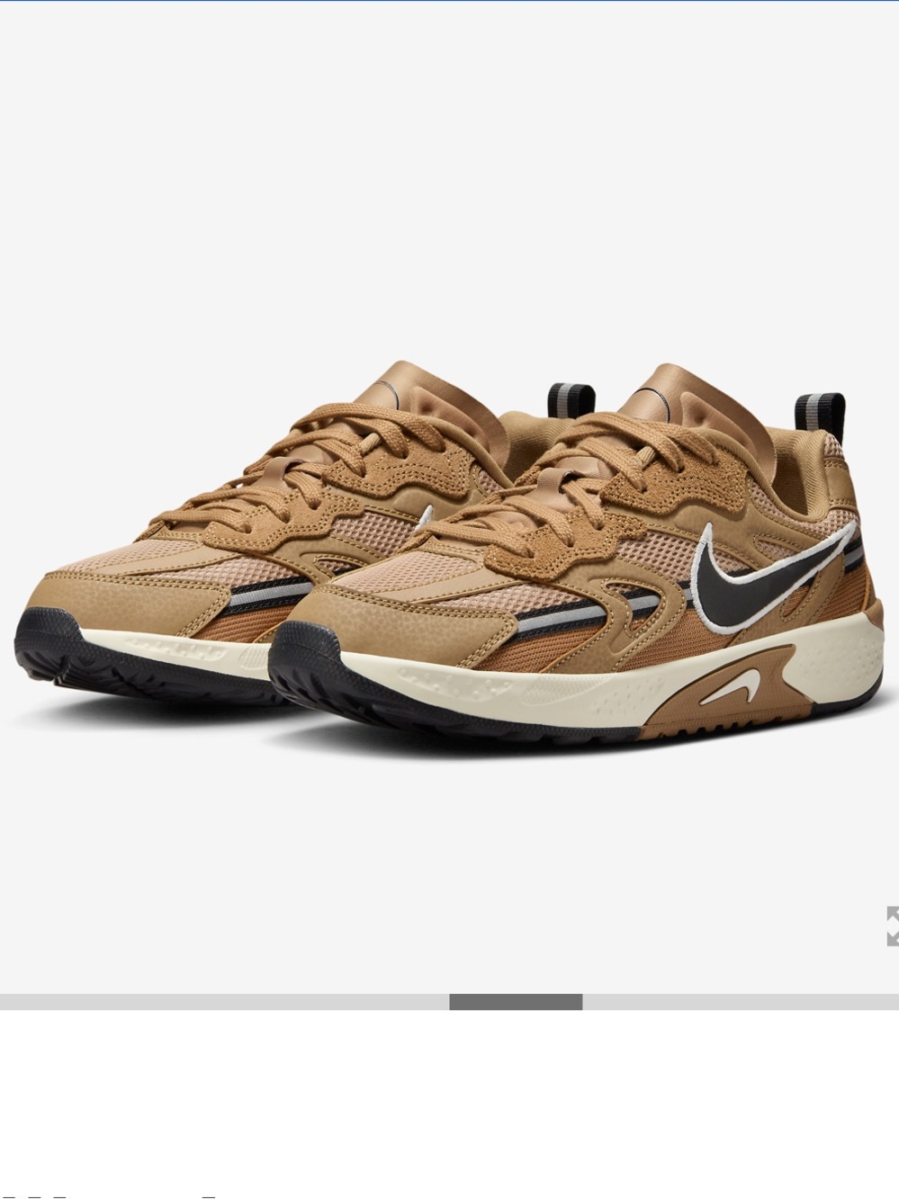 Nike woman’s Jam Sneakers — Dark Driftwood/Hemp/Sail/Black